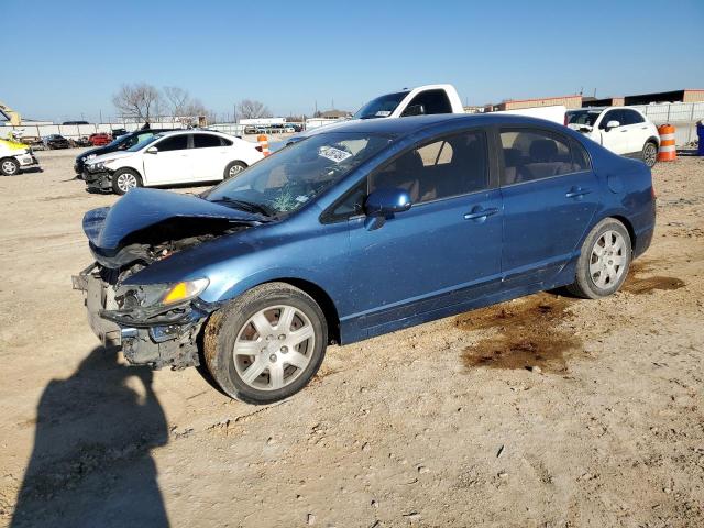 19XFA1F50AE052446 - 2010 HONDA CIVIC LX BLUE photo 1