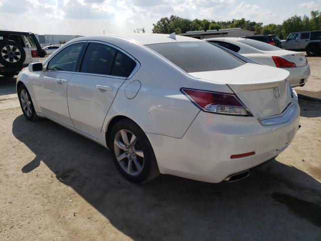 19UUA8F54DA002156 - 2013 ACURA TL TECH WHITE photo 2