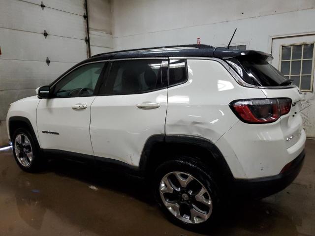 3C4NJDCB4KT842109 - 2019 JEEP COMPASS LIMITED WHITE photo 2