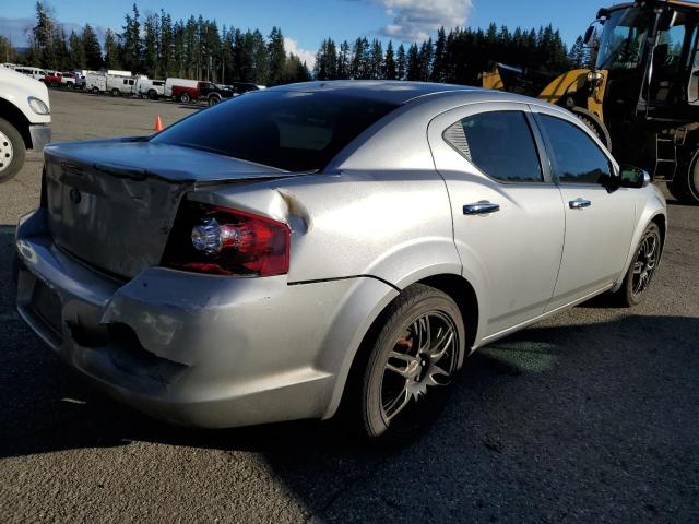 1C3CDZAB3EN200150 - 2014 DODGE AVENGER SE SILVER photo 3