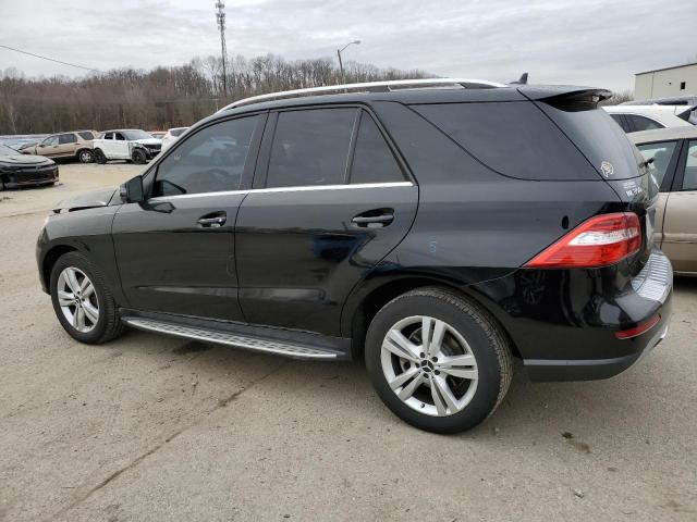 4JGDA5HB3DA117178 - 2013 MERCEDES-BENZ ML 350 4MATIC BLACK photo 2