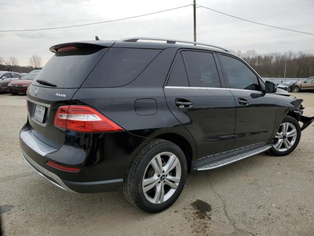 4JGDA5HB3DA117178 - 2013 MERCEDES-BENZ ML 350 4MATIC BLACK photo 3