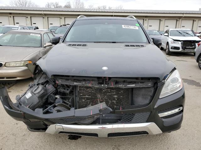 4JGDA5HB3DA117178 - 2013 MERCEDES-BENZ ML 350 4MATIC BLACK photo 5