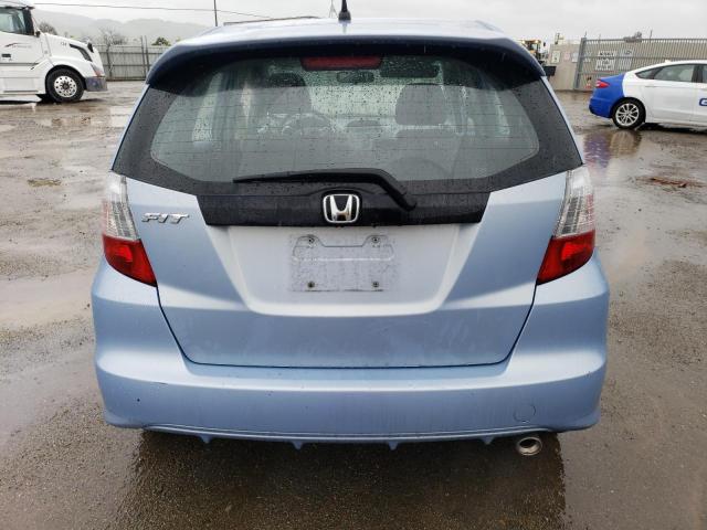 JHMGE8H49AC011812 - 2010 HONDA FIT SPORT BLUE photo 6