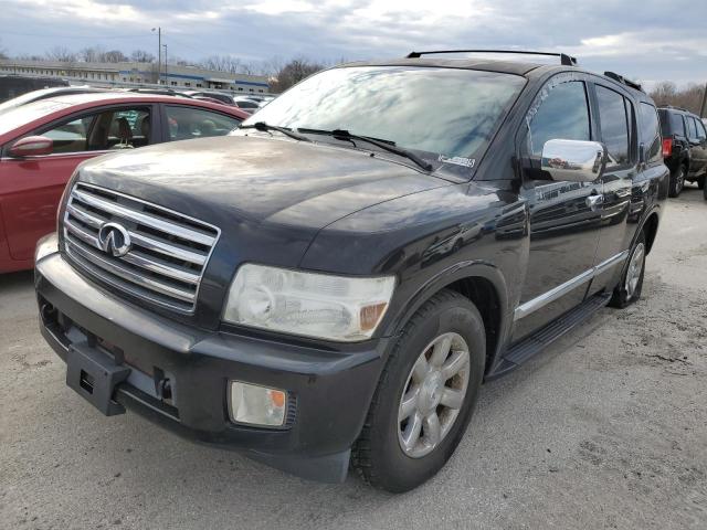 5N3AA08A34N803072 - 2004 INFINITI QX56 BLACK photo 1