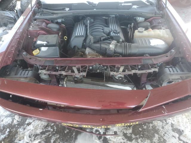 2C3CDZFJ7NH253801 - 2022 DODGE CHALLENGER R/T SCAT PACK MAROON photo 11
