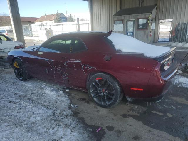 2C3CDZFJ7NH253801 - 2022 DODGE CHALLENGER R/T SCAT PACK MAROON photo 2