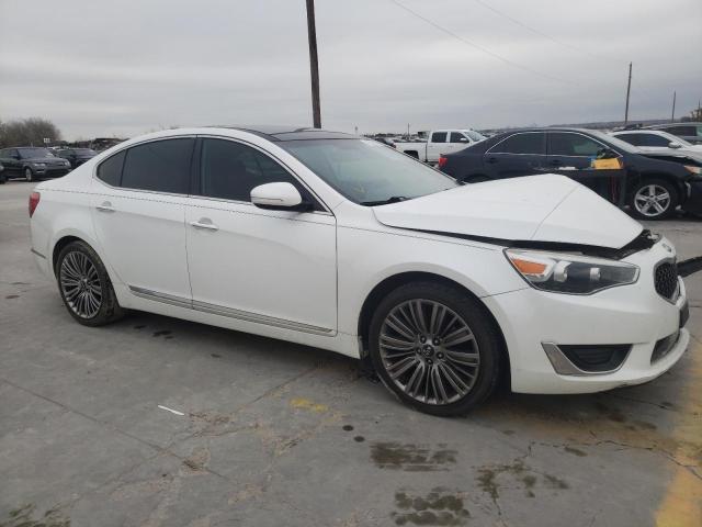 KNALN4D73E5164217 - 2014 KIA CADENZA PREMIUM WHITE photo 4