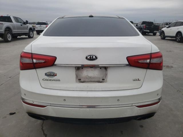 KNALN4D73E5164217 - 2014 KIA CADENZA PREMIUM WHITE photo 6