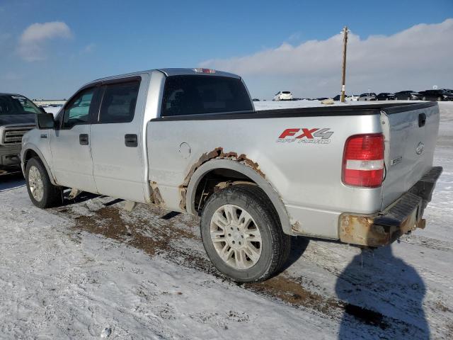 1FTPW14516FB69586 - 2006 FORD F150 SUPERCREW SILVER photo 2