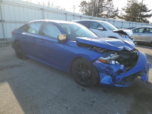 2HGFE2F57NH506245 - 2022 HONDA CIVIC SPORT BLUE photo 4