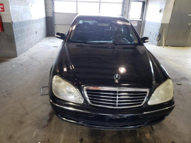 WDBNG84J75A454152 - 2005 MERCEDES-BENZ S 500 4MATIC BLACK photo 5