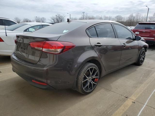 3KPFK4A77HE062716 - 2017 KIA FORTE LX BROWN photo 3