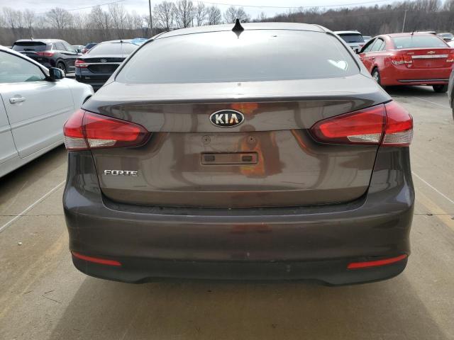 3KPFK4A77HE062716 - 2017 KIA FORTE LX BROWN photo 6