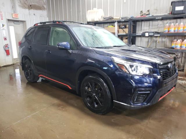 JF2SKAPC0KH529852 - 2019 SUBARU FORESTER SPORT BLUE photo 4