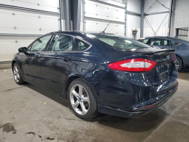 3FA6P0H75ER254582 - 2014 FORD FUSION SE BLUE photo 2