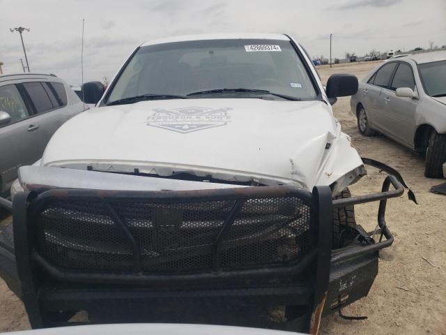 3D7KR19D37G792375 - 2007 DODGE RAM 1500 WHITE photo 5