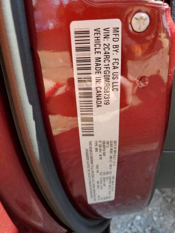 2C4RC1FG0MR587319 - 2021 CHRYSLER PACIFICA TOURING MAROON photo 14