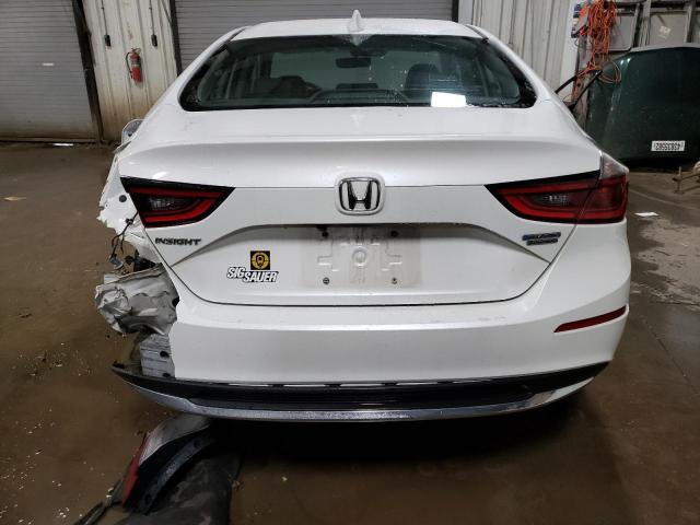 19XZE4F99KE007951 - 2019 HONDA INSIGHT TOURING WHITE photo 6