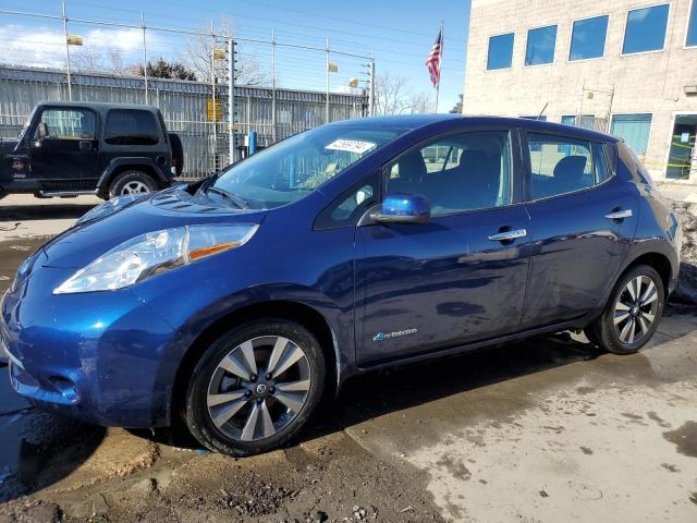 1N4BZ0CP0GC312499 - 2016 NISSAN LEAF SV BLUE photo 1