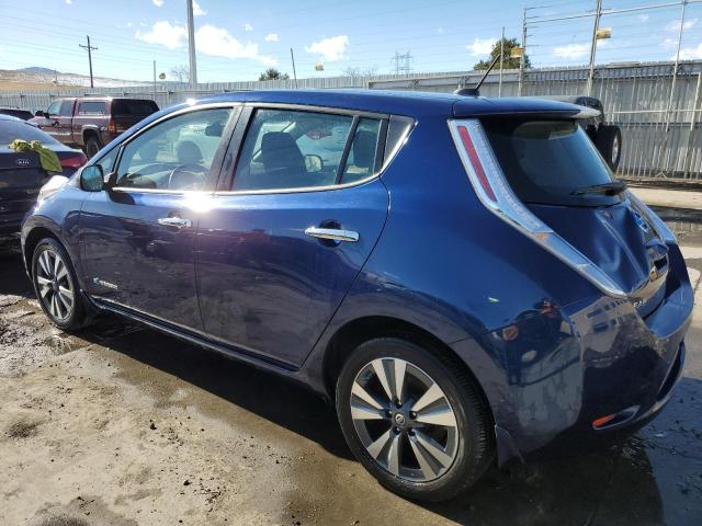 1N4BZ0CP0GC312499 - 2016 NISSAN LEAF SV BLUE photo 2