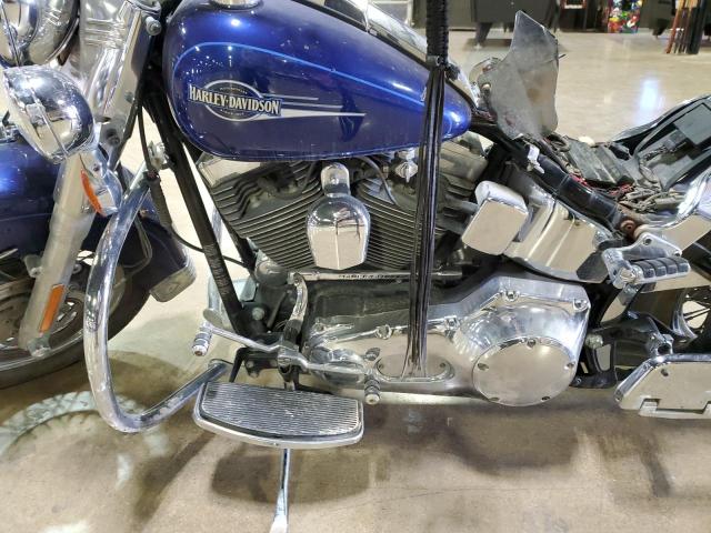 1HD1BJY196Y067870 - 2006 HARLEY-DAVIDSON FLSTC BLUE photo 6