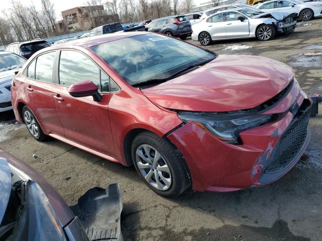 5YFEPRAE4LP104999 - 2020 TOYOTA COROLLA LE RED photo 4