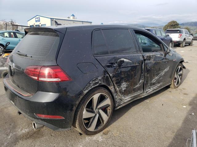 3VW6T7AU1KM033520 - 2019 VOLKSWAGEN GTI S BLACK photo 3