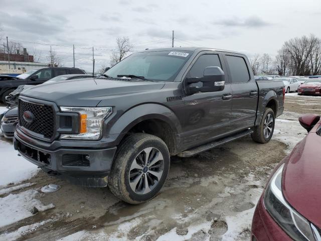 1FTEW1EP2KFC06632 - 2019 FORD F150 SUPERCREW GRAY photo 1