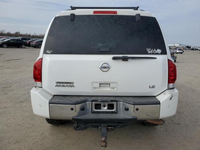 5N1AA08B44N719456 - 2004 NISSAN ARMADA SE WHITE photo 6