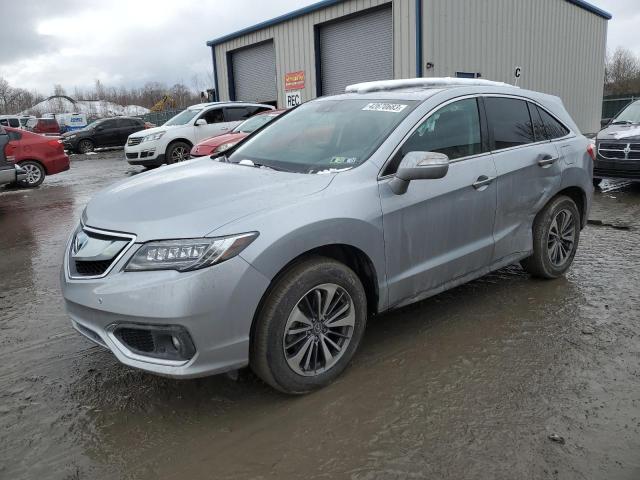 5J8TB4H74HL021476 - 2017 ACURA RDX ADVANCE SILVER photo 1