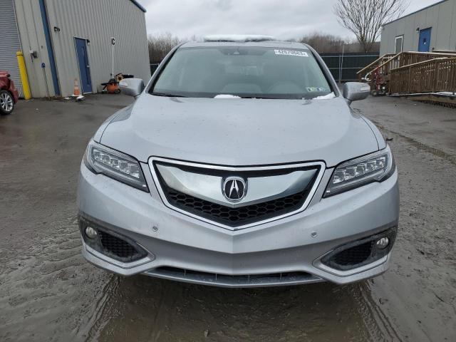 5J8TB4H74HL021476 - 2017 ACURA RDX ADVANCE SILVER photo 5