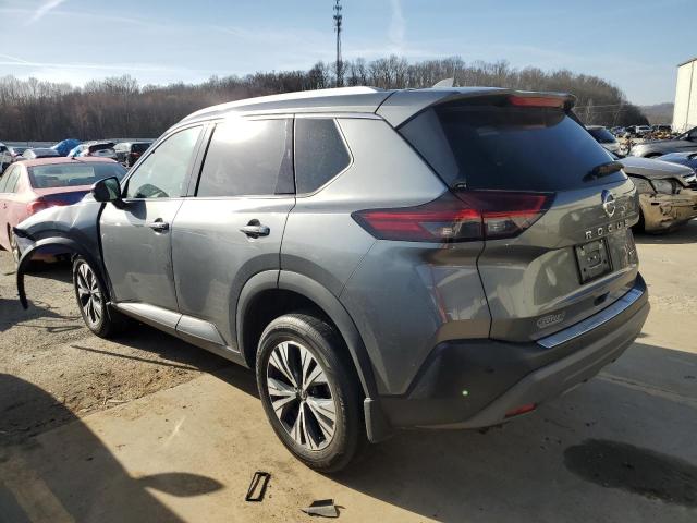 5N1AT3BA1MC719602 - 2021 NISSAN ROGUE SV GRAY photo 2