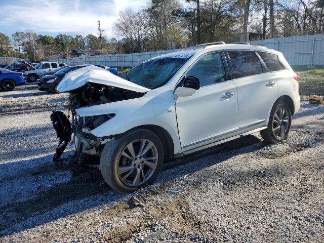 5N1AL0MN2EC531123 - 2014 INFINITI QX60 WHITE photo 1