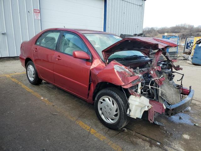 1NXBR32EX8Z045438 - 2008 TOYOTA COROLLA CE RED photo 4