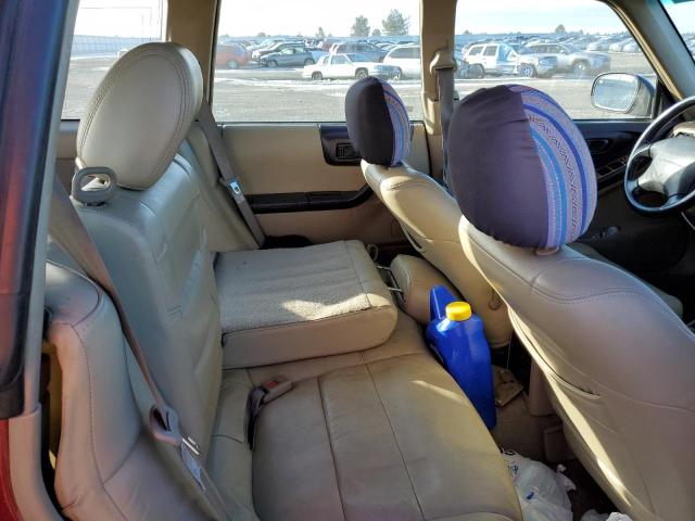 JF1SF6550YH729276 - 2000 SUBARU FORESTER S RED photo 10