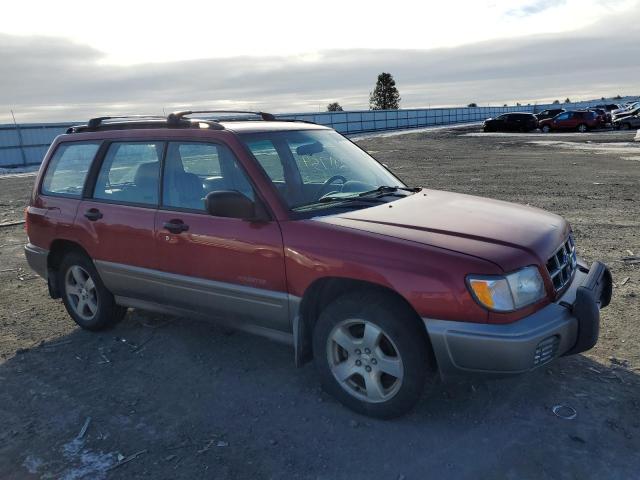 JF1SF6550YH729276 - 2000 SUBARU FORESTER S RED photo 4