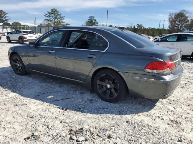 WBAHN83508DT80596 - 2008 BMW 750 LI GRAY photo 2