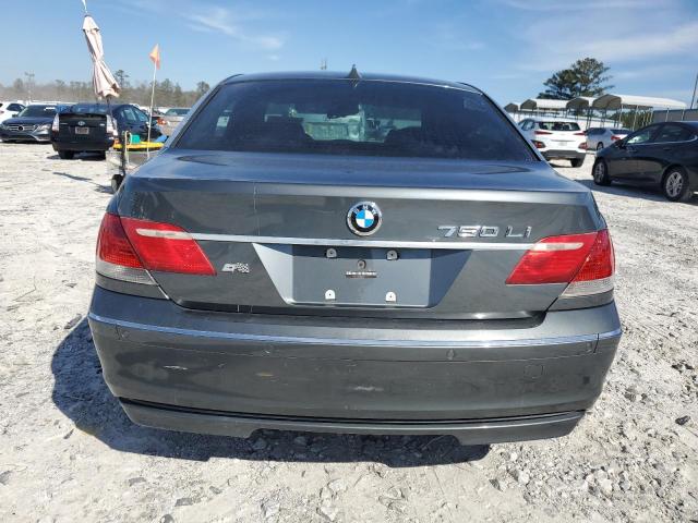 WBAHN83508DT80596 - 2008 BMW 750 LI GRAY photo 6