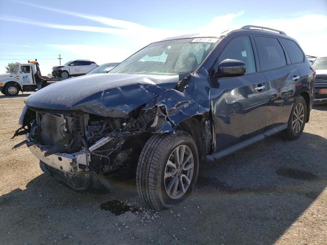 5N1AR2MN2DC607674 - 2013 NISSAN PATHFINDER S 蓝色 照片 1