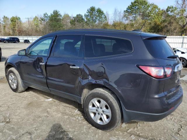 1GNKVFED3HJ202983 - 2017 CHEVROLET TRAVERSE LS GRAY photo 2