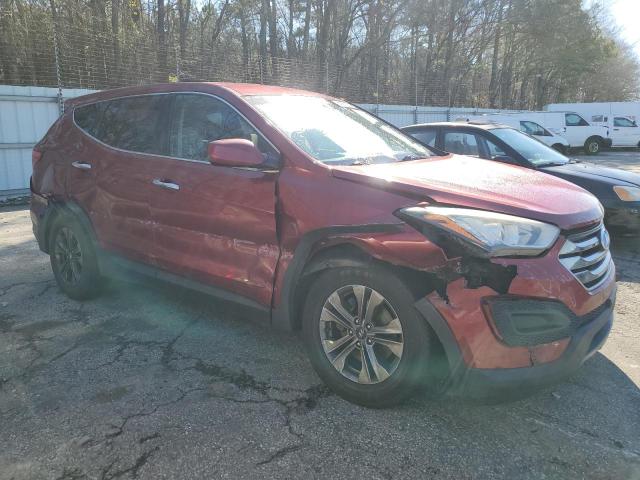 5XYZT3LBXFG280672 - 2015 HYUNDAI SANTA FE S RED photo 4