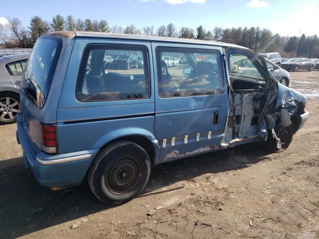 2B4GH2533PR364495 - 1993 DODGE CARAVAN BLUE photo 3