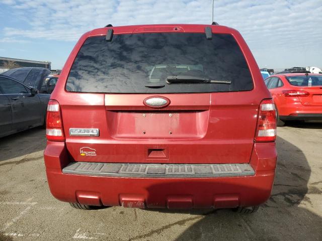 1FMCU0D72BKC41506 - 2011 FORD ESCAPE XLT RED photo 6