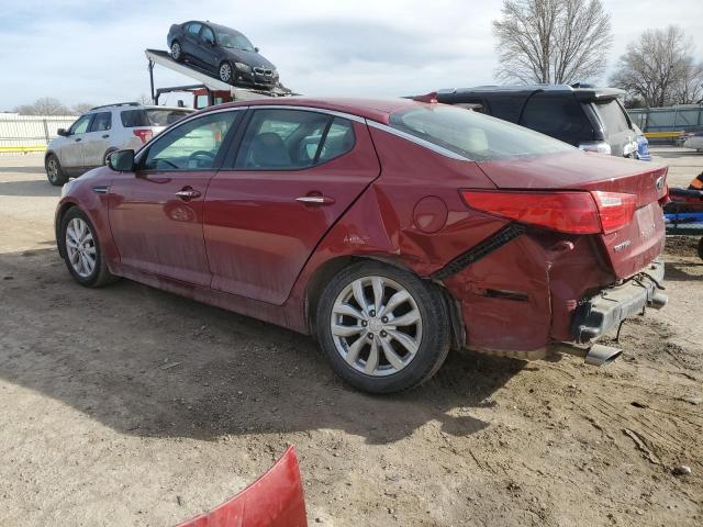 5XXGN4A77EG288737 - 2014 KIA OPTIMA EX RED photo 2