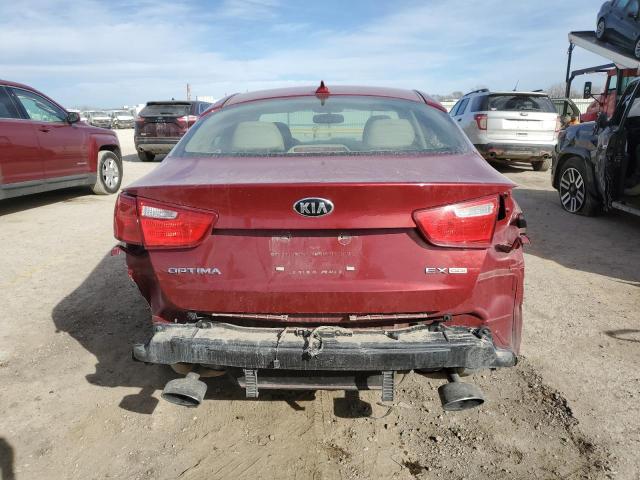 5XXGN4A77EG288737 - 2014 KIA OPTIMA EX RED photo 6