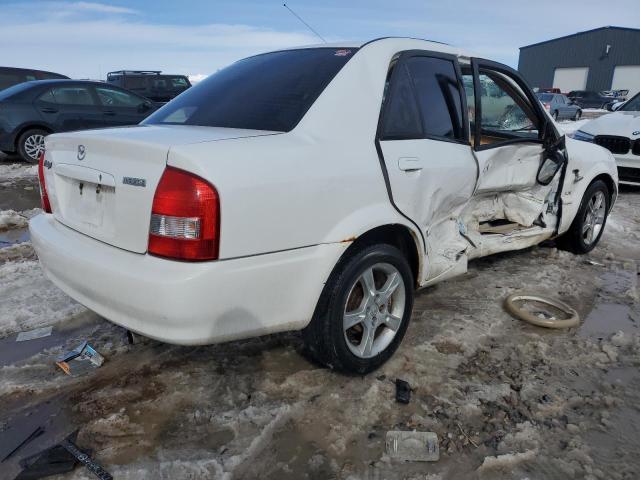 JM1BJ225X31186705 - 2003 MAZDA PROTEGE DX WHITE photo 3