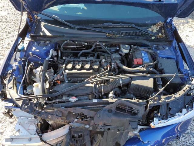 2HGFE1F79NH307841 - 2022 HONDA CIVIC EX BLUE photo 11