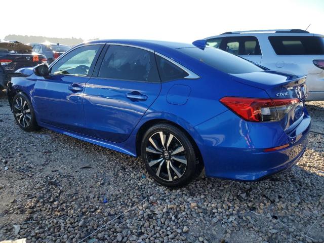 2HGFE1F79NH307841 - 2022 HONDA CIVIC EX BLUE photo 2