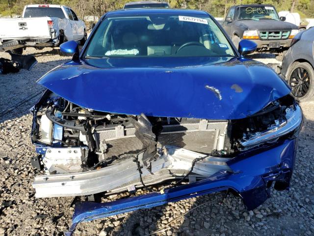 2HGFE1F79NH307841 - 2022 HONDA CIVIC EX BLUE photo 5